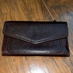 Vintage Fossil Leather Wallet